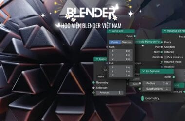 Procedural 3D Modeling Using Geometry Nodes in Blender