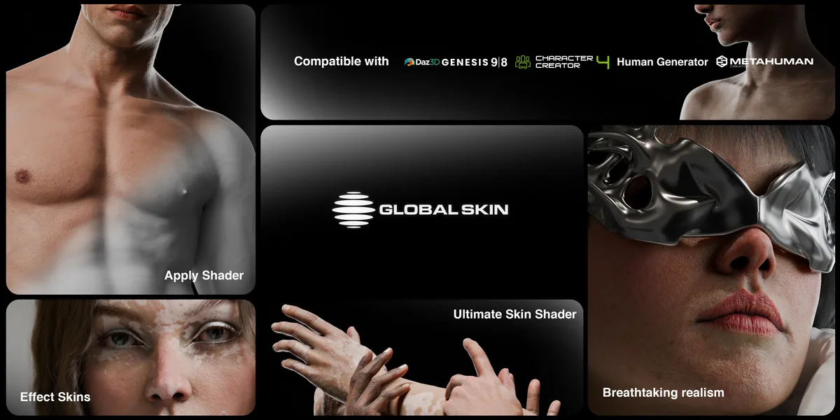 Globalskin v1.0.1 for Blender 4.2 | Free Download - Hình ảnh 3