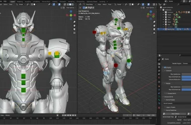 Coloso - 3D Anime Style Mecha Production in OctaneRender for Blende